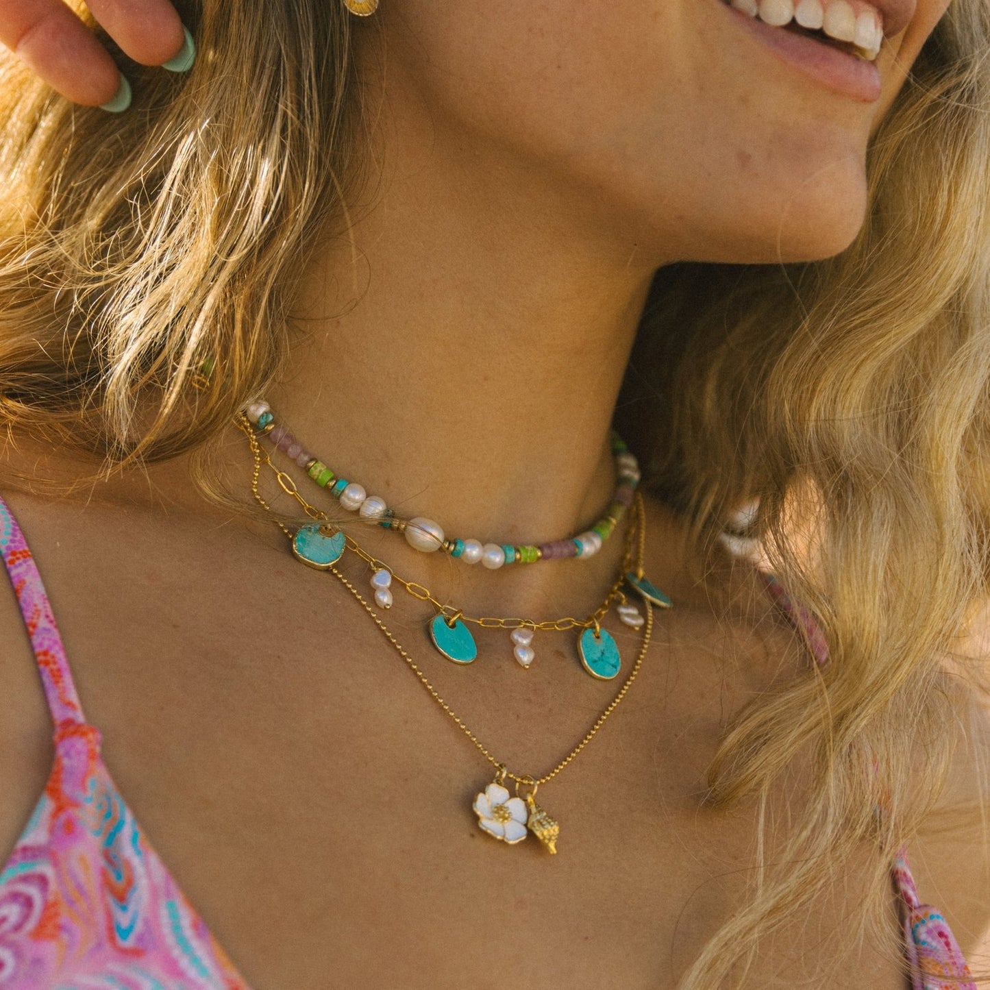 Hibiscus Necklace