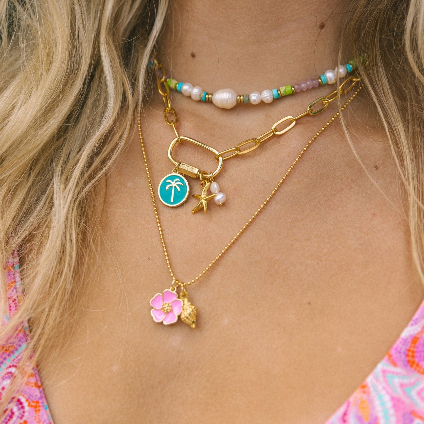 Hibiscus Necklace