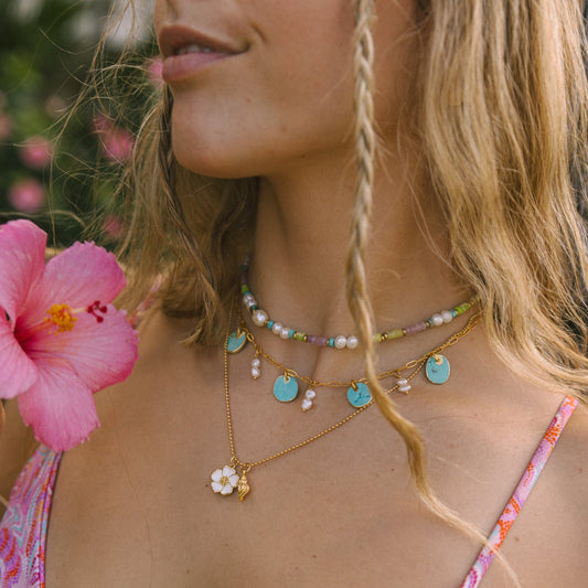 Hibiscus Necklace