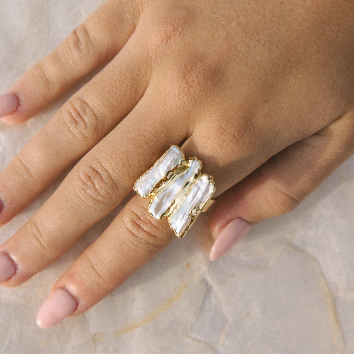 Natural Pearl Ring