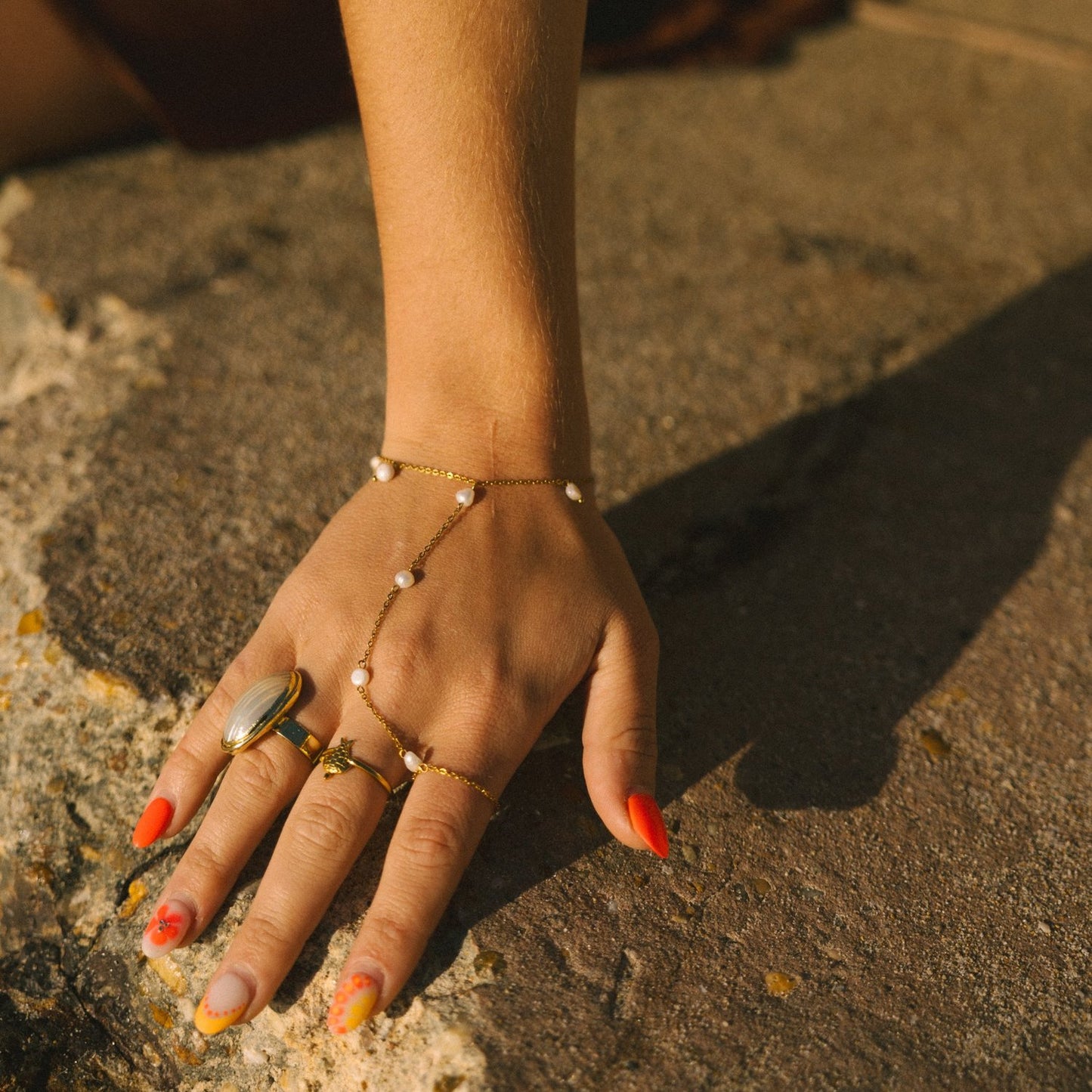 Pearl Hand Chain