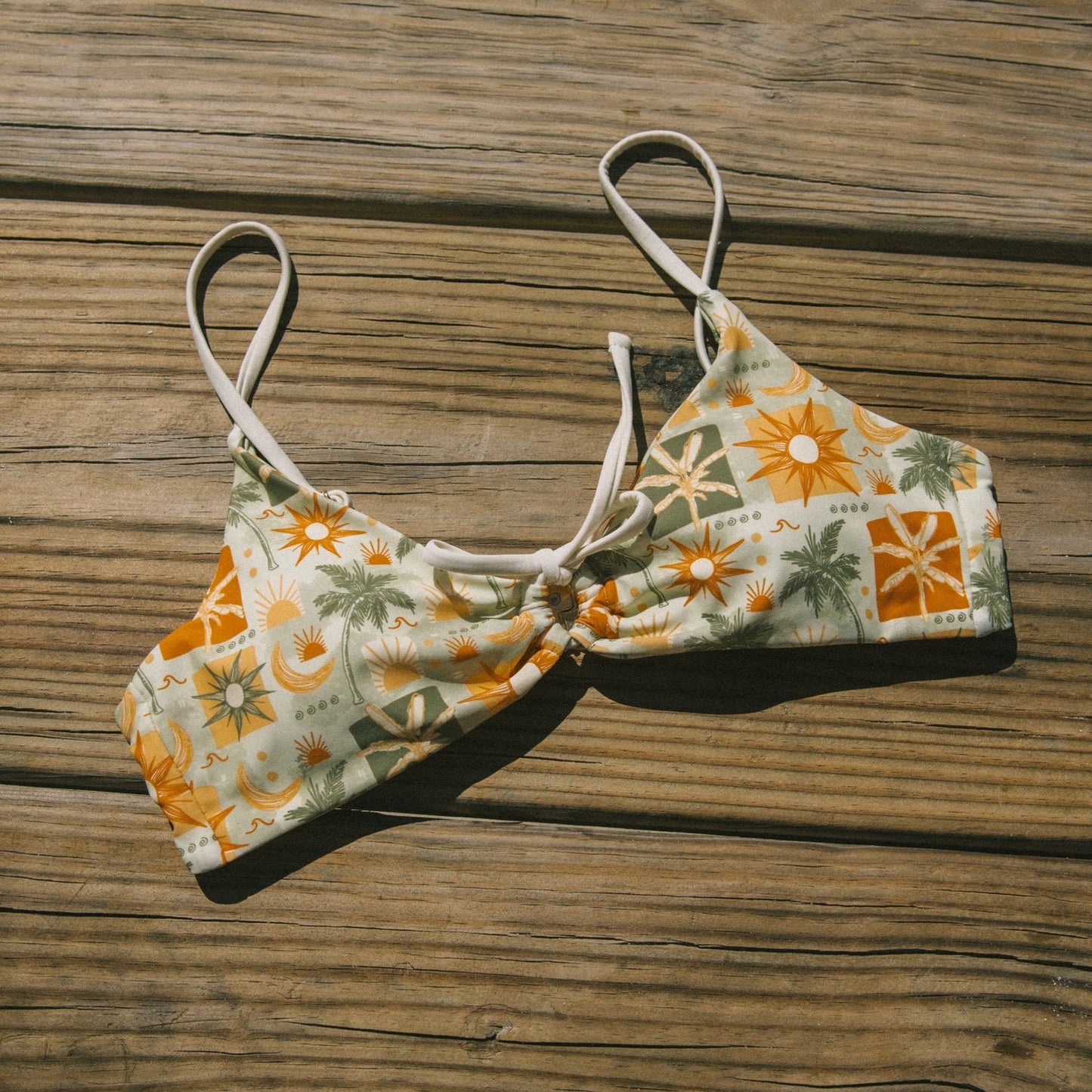 Ember Palms Tie Top