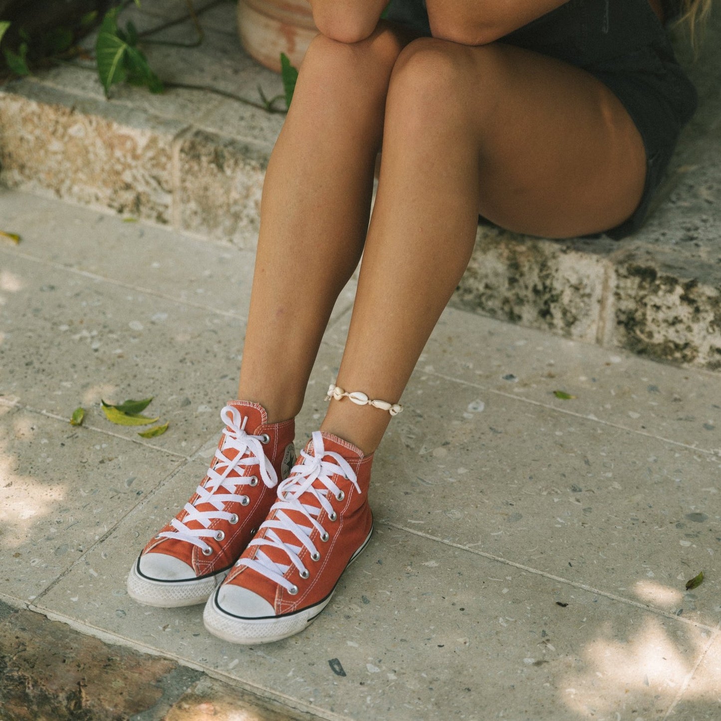 Puka Shell Anklet